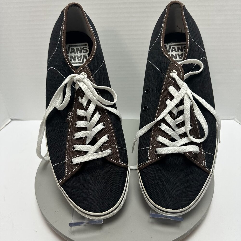 Vans Men's Sneakers Size 13 Black and Brown Lace Up Y2K
